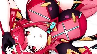 Xenoblade – Mythra and Pyra Hentai Joi [contest Winner]