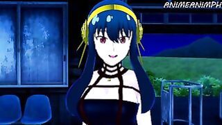 Meeting Yor forger Midst Her Hidden Mission and Fucking Her until Creampie – Spy X Family Hentai 3d