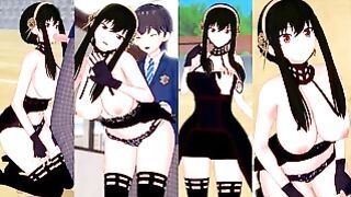 Spy 3dcg [hentai Game Koikatsu! Yor forger]