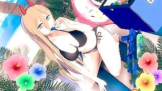 Chainsaw Man: Power Doggystyle Sex With A Cute Babe. (3d Hentai)