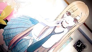 My Dress Up Darling: Marin Kitagawa Sex With A Charming Girl. (3d Hentai)