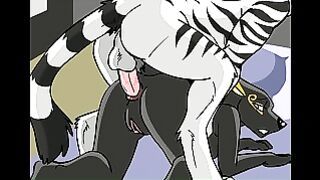 Hentai toon Furry Jungle Mix (hd)
