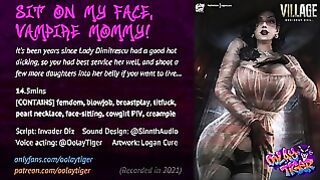 [resident Evil] Lady Dimitrescu – Sit on My Face, Vampire Mommy! | Lewd Audio Play By Oolay-tiger