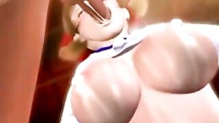 3d Hentai Lactating anal Creampie and Facial