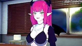 Fucking Marin Kitagawa in Her Succubus Rizu Kyun Costume until Cream Pie – Sexy Cosplay Doll Hentai