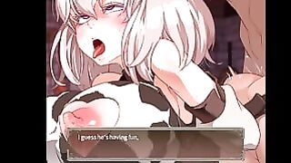Hentai Game-branded Azel Part 5 Coitus and Lactate Enjoy A Horny Cow