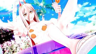 Chainsaw Man: Power Fuck With A Lovely Girl. (3d Hentai)
