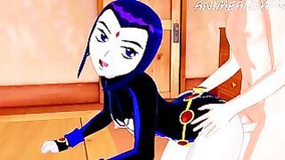 Teen Titans Raven anime Hentai 3d Uncensored