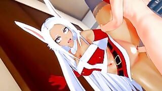 Mirko Gives You Her Pussy for Christmas (my Hero Academia) (3d Hentai)