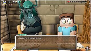 Hornycraft [minecraft Parody Hentai Game Pornplay ] Ep.20 the Creeper Babe Large Boobies Burst Out of Her Bikini at the Beach