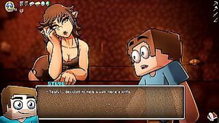 Hornycraft [minecraft Parody Hentai Game Pornplay ] Ep.12 Piglette Strip Show While Cosplaying Hermione from Harry Potter