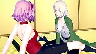 Naruto Futa Sakura X Tsunade Hentai
