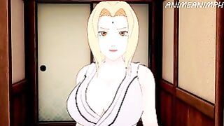 POV Blowjob and Cowgirl Ride from a MILF With Big Tits Tsunade