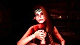 This Magnificient Elf Blows Like A Dominatrix – 3d Uncensored anime animation Skyrim Pov