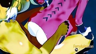 Furry Yaoi – Cat is Fucked By Lynx in the Park