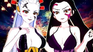 Demon Slayer Daki Hentai Compilation