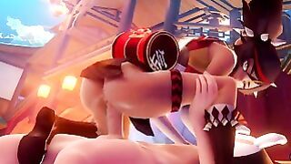 Sexy Rockstar Xinyan Makes Music Riding Your Dick Genshin