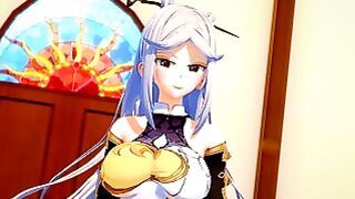 Genshin Impact: Ninguang is Horny for Cum (3d Hentai)