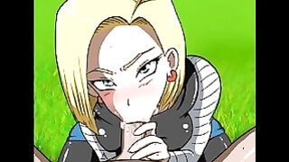 Dragon Ball – android 18 – Pov Oral Part12