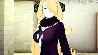 Cynthia Gives You the Price of Winning the Pokemon League – Hentai Hentai