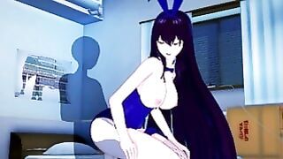 [fate Grand Order] Scathach in Bunny Suit(3d Hentai)