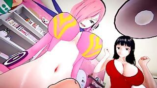 One Piece – Futanami Futa Reiju Futa Nico | Guy Taker Pov