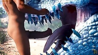 Man Dicked Down A Huge Dragon