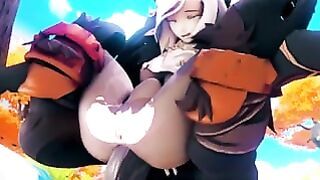 Shenhe Gets A Harsh anal Fuck By A Mitachurl – Genshin Impact