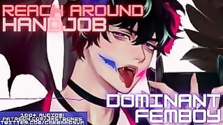 Reach Around Jerk off from A Femboy Cheerleader || Nsfw Audio Roleplay and Asmr Male Moaning