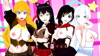 Pov: Fucking Squad Rwby Hentai Hentai Compilation