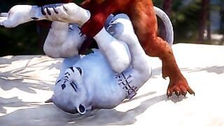 Two Gay Guy Lions Creaming Each Other (pov Paw Shots) | insane Life Furries