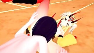 (3d Hentai)(futa) Shuten Douji X Ibaraki-douji (anal Creampie)