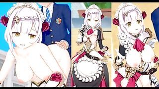 3dcg [hentai Game Koikatsu! Genshin Noelle(anime 3dcg Video)]