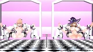 Genshin Impact Fucking Device and Bondage Hmv