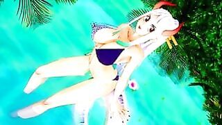 Yamato intensive Sex With Her Sensual Body one Piece Hentai