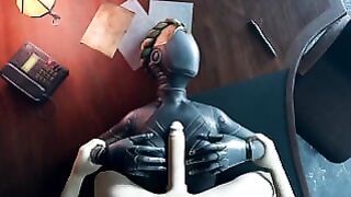 Atomic Heart White Guy Tits Fuck Robot Girl Big Tits Cum at the Face Titjob animation 2023