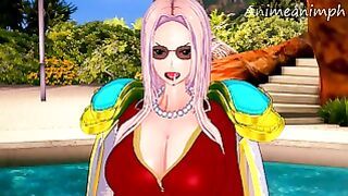 One Piece Marine officer Hina Cartoon Hentai 3d Uncensored