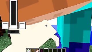 Jenny and Rupli Fuck in Minecraft