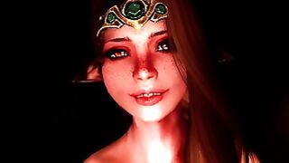 Lustful Elf Wants some Human Cock – Skyrim Porn Pov