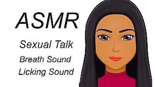 Asmr Lewd Talk, Licking, Breath sound