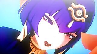 Candace Genshin Impact 3d Hentai animation Shortver