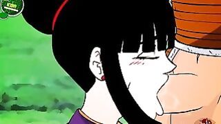 Hot Brunette from Dragonball Sucks a Big Dick