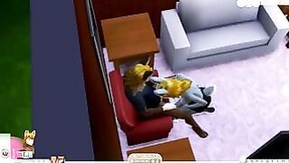 Wolf and Bunny Sims 4 Furry Ep. 2
