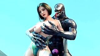 Hentai 3d Uncensored angelita anime Wild Big Boobs Huge Cock 3d