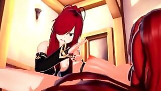 Futa – Fairy Tail – Irene Belserion X Erza Scarlet – Hentai