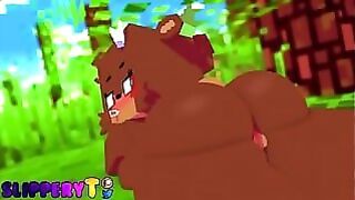 Thicc Minecraft Furry Shaking Ass