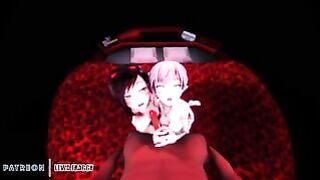 Rwby – Ruby Weiss Double Oral Sex [4k Mmd R18 Hentai]