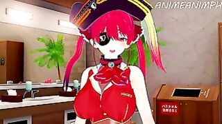 Hololive Virtual Youtuber Houshou Marine Hentai Hentai 3d Uncensored