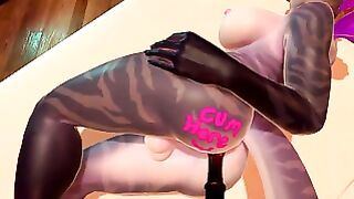 Futa Sharkgirls Gets Her Ass Covered With Semen