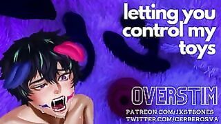 3 Sex toys, 1 Subby Dude || Loud Moaning & Whimpering || Submissive Male Audio